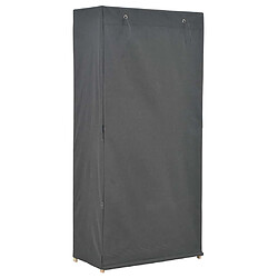 Avis Vidaxl Garde-robe tissu - Gris