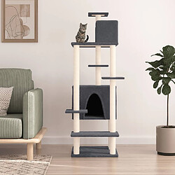 VidaXL Arbre - 154 cm - Gris foncé