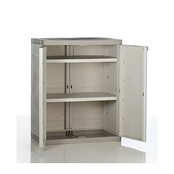 PLASTIKEN Armoire basse Titanium