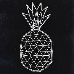 Graine Créative Graines Créatives Coffret String Art Tableau noir Ananas