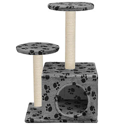Helloshop26 Arbre à chat 60 cm - Gris