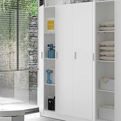 Dansmamaison Armoire 1 porte - Blanc MULA