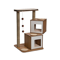 Arbre à chat Vesper V Double - Noyer