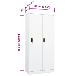 vidaXL Garde-robe pas cher
