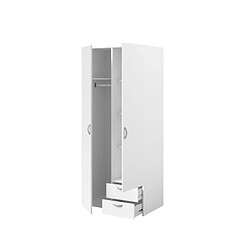 But Armoire penderie 2 portes - Blanc pas cher
