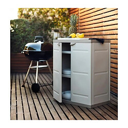 Avis PLASTIKEN Armoire basse Titanium