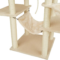 Helloshop26 Arbre à Chat 165 cm - Beige