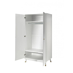Vipack Billy armoire 2 portes - Blanc