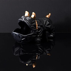 The home deco factory Vide-poche bouledogue - Noir pas cher