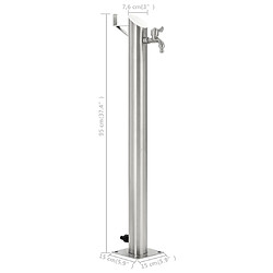 vidaXL Colonne Ronde Acier 95 cm pas cher