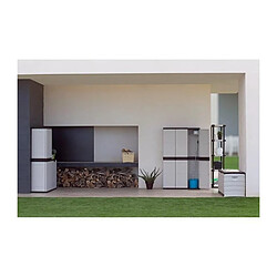 PLASTIKEN TITANIUM Armoire - Beige/Noire