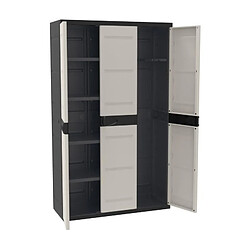 Plastiken Titane Armoire 3 portes avec penderie