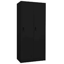 VidaXL Garde-robe 80x50x180 - Noir