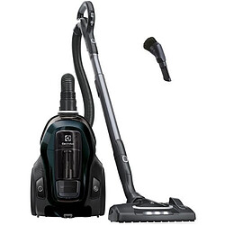 Electrolux PC91-8STM Noir/Bleu Aspirateur sans sac - 650 W - Filtration 7 étapes - Niveau sonore 72 dB - Easy-Roll