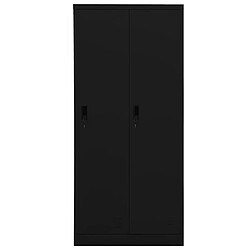 VidaXL Garde-robe 80x50x180 - Noir