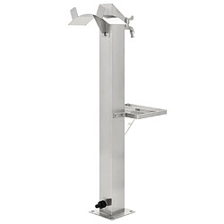 Acheter vidaXL Colonne à eau de jardin - Acier inoxydable