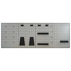 vidaXL Panneaux perforés 4 pcs