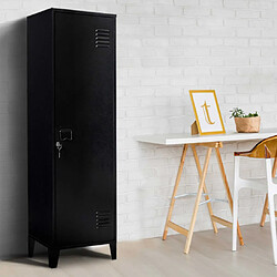 Idmarket MARKET Armoire ESTER - Noir