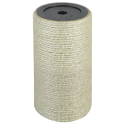 Griffoir pour chats en sisal 8 x 15 cm Beige - vidaXL