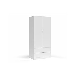 Loungitude Armoire penderie FANNY Blanc