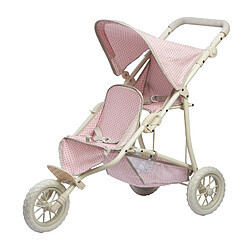 Olivia's little world poussette double pour poupée - Rose