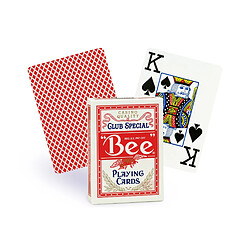 Bicycle Cards Cartes Bee Poker Jumbo - Rouge