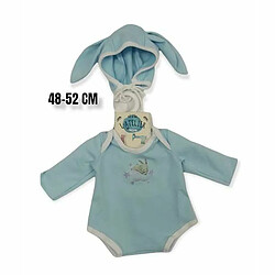 Berjuan Pyjama pour poupée - Bleu clair