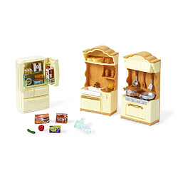 Sylvanian families cuisine aménagée - Beige