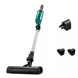 Rowenta X-Nano RH1127WO - Vert Aspirateur balai sans fil 2-en-1 - Technologie cyclonique - 100 W - 20 AW - Batterie Li-ion - 2 modes - Station murale - 82 dB - Autonomie jusqu’à 40 min