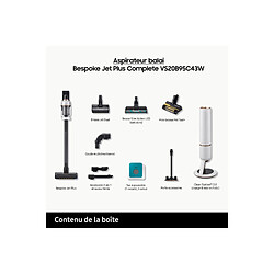 Avis Samsung Bespoke Jet Plus Complete VS20B95C43W