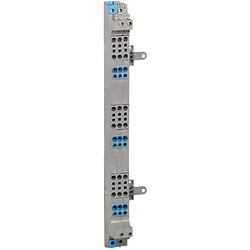 Legrand 405036 - VX³ Peigne d’alimentation vertical pour coffrets modulaires - 125 A - triphasé - IP20 - bornes automatiques - 2P - montage apparent - connexion à vis