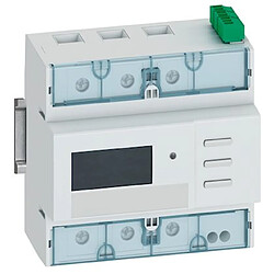 Legrand 412074 - triphasé Compteur électrique triphasé modulaire - 3P - montage apparent - IP20 - connexion filaire