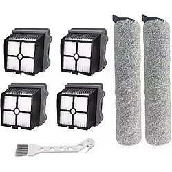 Rouleau brosse et filtre pour Tineco iFloor 3 / Floor One S3 Kit d’accessoires pour aspirateur laveur – brosse microfibre multi-surfaces – filtres remplaçables – installation facile – entretien simplifié