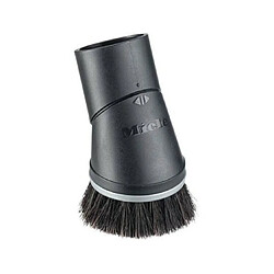 Miele Brosse à meuble pour aspirateur Brosse pour aspirateur traîneau - Poils naturels - Tête pivotante - Pour meubles et moulures - Compatible tous aspirateurs Miele