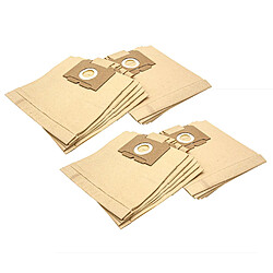 Vhbw Sacs pour aspirateur Progress Diamant - Lot de 20 Sacs d’aspirateur compatibles Progress U 4126 à U 4129 - Papier - Filtration efficace - Remplace AEG/Electrolux 28, Swirl A07, Menalux 1000, etc.
