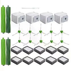 Kit d’accessoires Roomba i7 série i – brosses, filtres et sacs Kit pour aspirateur robot Roomba i7/i7+ – brosses en caoutchouc – filtres haute efficacité – sacs de base – compatible série i uniquement