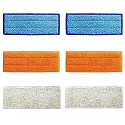 Tampons de nettoyage pour Braava Jet 240 Tampons de nettoyage pour robot laveur Braava série 240 – lavables et réutilisables – 3 types de pads (humide, balayage humide, sec) – compatibilité 240/241/245/250 – pour sols durs scellés
