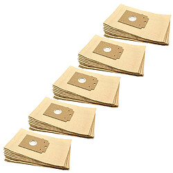 Vhbw sacs d’aspirateur compatibles Easyclean SI 71 - Pack de 50 Sacs pour aspirateur avec sac compatibles Easyclean SI 71 - Papier - Remplace Swirl S70, Bosch/Siemens taille K, Europlus S4020, Filterclean S13 - Réf. 275.455-4