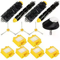 Brosse latérale pour iRobot Roomba 700/760/770 Accessoire pour aspirateur robot Roomba - Compatible séries 700 - Plastique durable - Remplace la brosse latérale d’origine - Installation facile