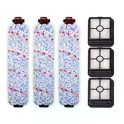 Accessoires Bissell CrossWave Pet Pro Kit de pièces pour aspirateur - Rouleaux brosse double action et filtres HEPA - Multi-surfaces - Compatibles séries 1785 et 2306 - Remplace réf. 1613568