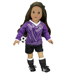 Teamson Kids Tenue de footballeur Sophia 18"