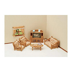 Avis Sylvanian families pièce à vivre maison de poupée - bois clair