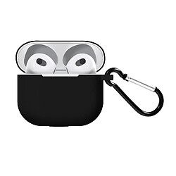 Avizar AirPods 3 - Coque Mat Mousqueton Noir