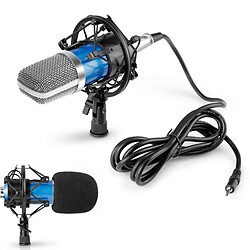 Tradex Microphone à Condensateur JIMDL-700 - Bleu