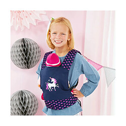 Reig Porte-bébé pour poupée - Bleu marine pas cher