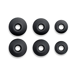 Avizar Embouts intra-auriculaires - Noir Embouts intra-auriculaires - en silicone - pour casque audio