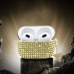 Avis Guess maroquinerie Coque AirPods 3 - Or