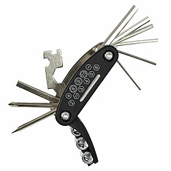 Paris Prix Outil Multifonction Vélo 16 Fonctions - Gris