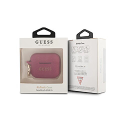 Avis Guess maroquinerie coque AirPods Pro - Rose