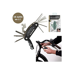 Paris Prix Outil Multifonction Vélo 16 Fonctions - Gris pas cher